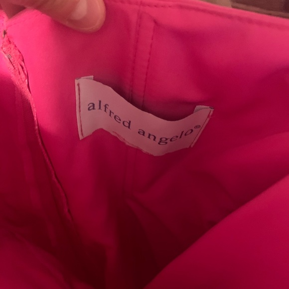 Alfred Angelo cocktail or bridesmaid pink dress 4 - Picture 3 of 6